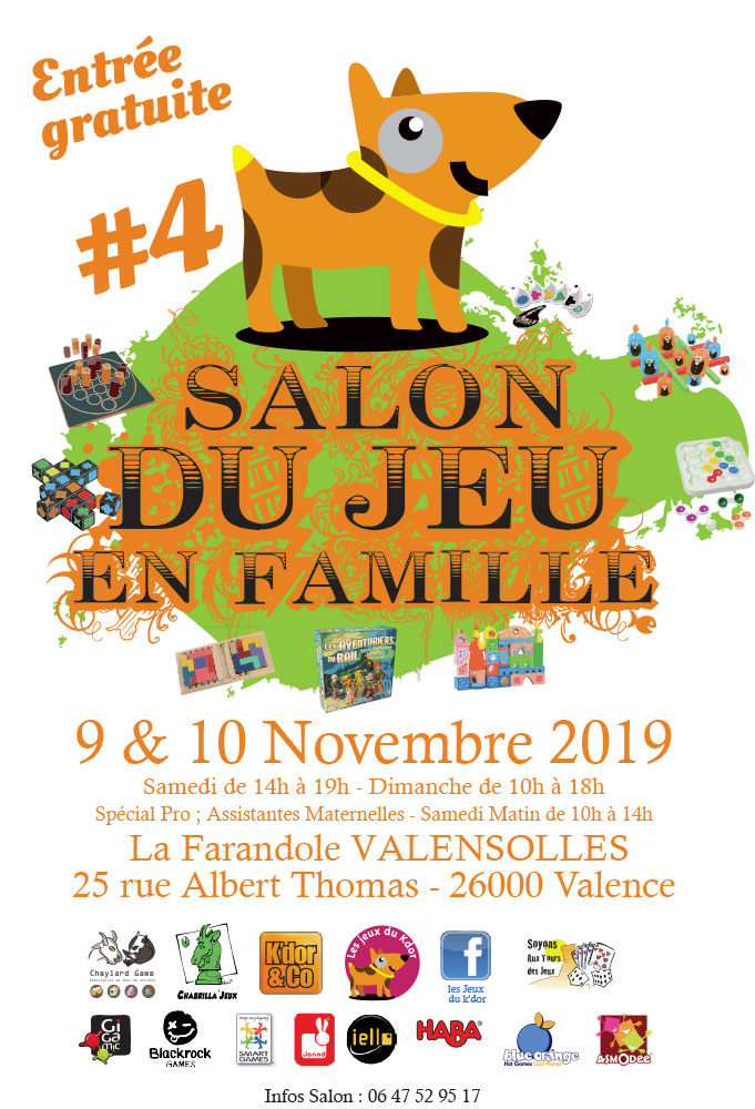 Affiche Salon du jeu en Famille 2019